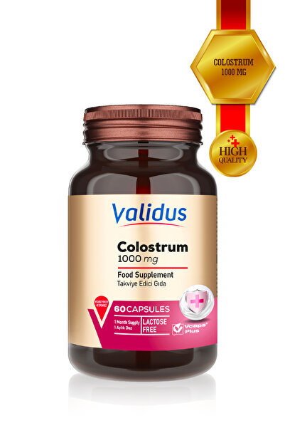 Validus Colostrum 1000 Mg 60 Capsules