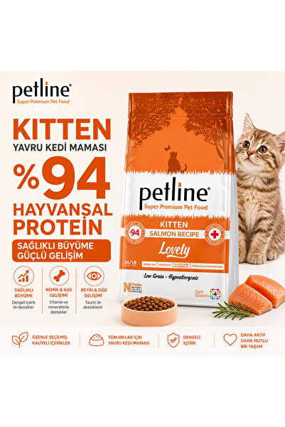 Petline Omega 3&6 Deposu, Glukosaminli, Probiyotikli Yavru Kedi Maması 3kg ( ...