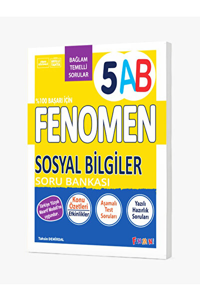 fenomen okul 5. Sınıf Sosyal Bilgiler A-b Soru Bankası