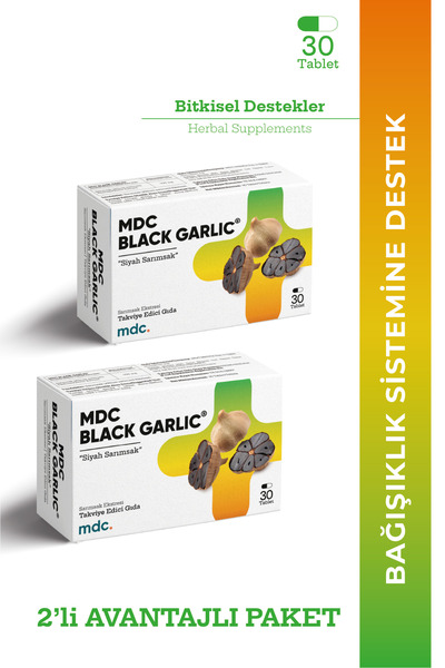 MDC Black Garlic 30 Tablet 2'li Paket