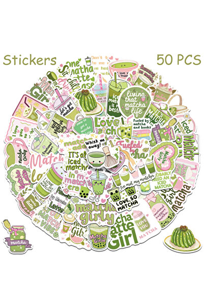 Choice 50pcs 50pcs Cartoon Matcha Stickers Decals For Phone Notebook Skateboa...