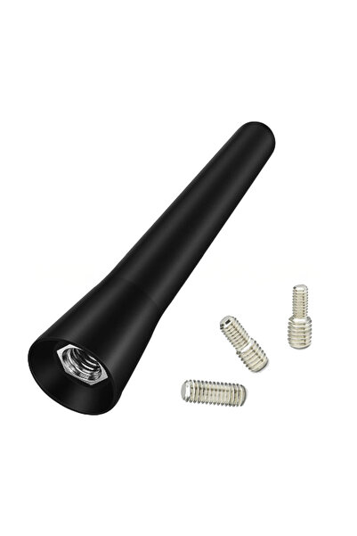 Choice set 6.5cm Car Mini Short Radio Aerial Antenna Screws Signal Aerial Alu...