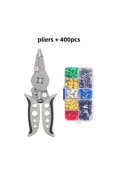 Choice3 Grey-400pcs The Multi-Functional Crimping Pliers Can Be Used for Wire...