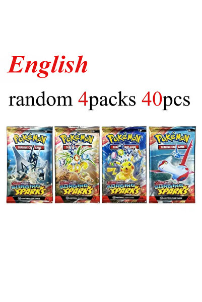 Choice21 4packs SUR 40 Pcs Pokemon Card Prismatic 151 Evolutions English Boos...