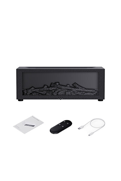 Choice Black Air Humidifier Essential Oil Diffuser Flame Aroma Humidifier Hom...