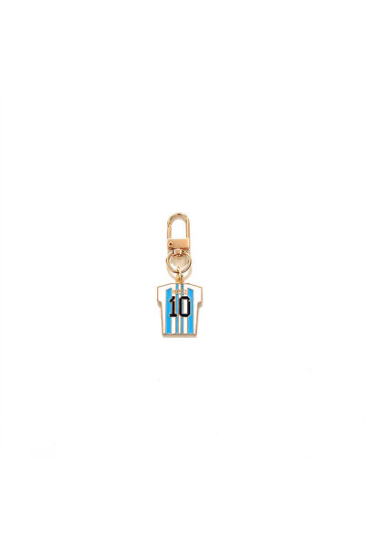 Choice8 10 ⚽ Football Metal Key Ring Sports Souvenir Bag Car Hanging Decoration
