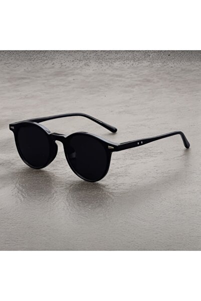 choice2 Black Retro Oval Sunglasses with Beige Rivets An Excellent Gift for T...