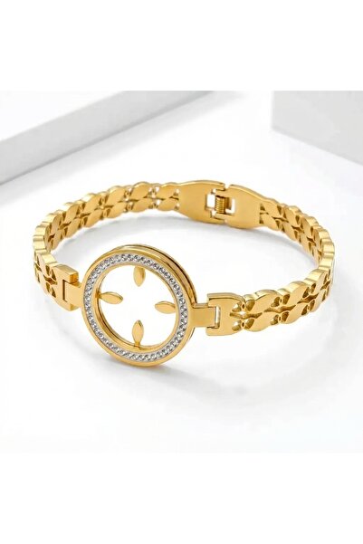 Siya Silver Non-Tarnish Steel Quarter Bracelet Model Clamp Quarter Bracelet -...