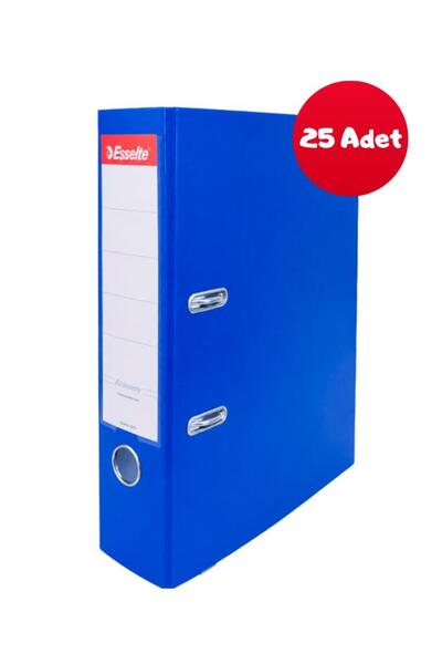 Esselte Dosar lat cu lamele din plastic, albastru, pachet de 25