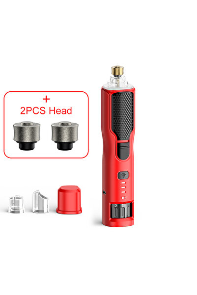 choice2 Add 2 Heads Set ROJECO Pet Electric Nail Grinder Rechargeable Dog Paw...