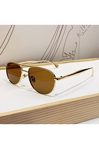 Choice5 C2 Trendy Popular Metal Pilot Sun Glasses Women Men Outdoor Luxury De...