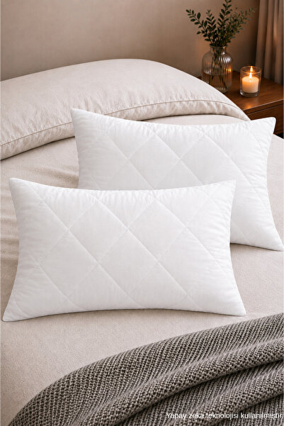 ELY PARKER Pillow Mattress (2 PCS), 100% Cotton, Quilted, Pillow Protector, P...