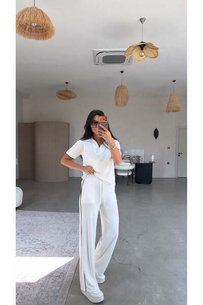 Buket Teke Costum cu guler alb