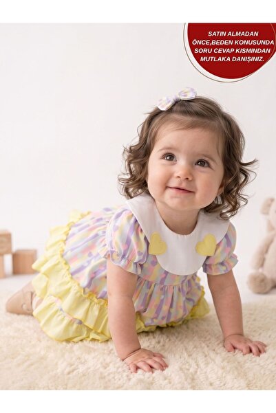 aysskids Rochie festivă pentru fetițe bebeluși și copii, stil AVA, cu guler t...