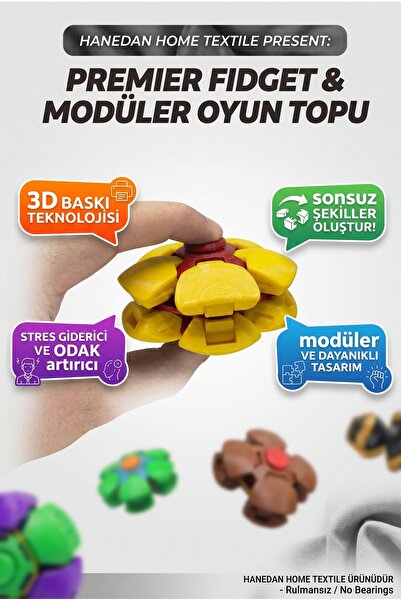 Genel Markalar Spin Ball Stres Topu Dönen Fidget Oyuncak El Parmak Egzersiz T...