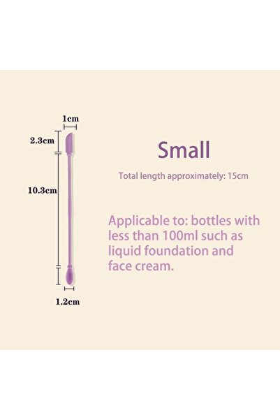 Choice 1PC Purple 1/3Pcs Silicone Empty Bottle Scraper With Black Scraper, Fo...