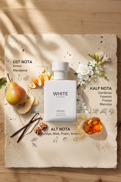 DeFacto Kadın Defacto White For Women Çiçeksi-Meyvemsi 50 ml Parfüm L8103AZNS