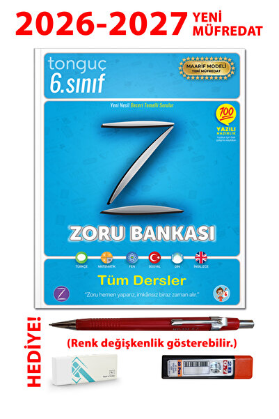 Tonguç Yayınları 6. Sınıf Zoru Bankası Tüm Dersler + Hediyeli