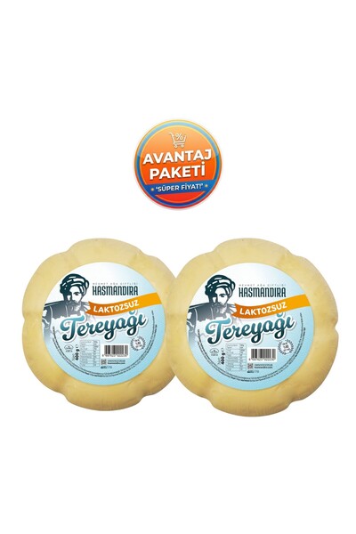 Hasmandıra Laktozsuz Tereyağı 400 g x 2 Adet (En Az %82 Süt Yağı - Sindirimi ...