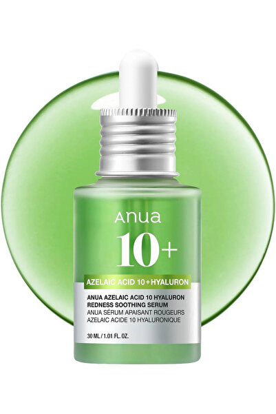 ANUA Azelaik Asit 10 Hyaluron Redness Serum 30 ml – Kızarıklık, Leke ve Cilt Tonu Eşitsizliği Serumu %100 Orj. - Azelaic Acid