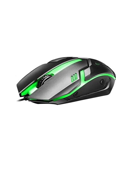 Genel Markalar Gaming Mouse Kablolu Oyun Mause Usb Ledli 1600 Dpı