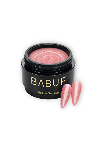 BABUF Gel de construcție autonivelant Mermaid Coral Shimmer MBG2, 30g