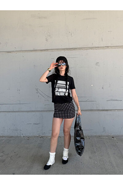 lethestudios Too Pretty Baskılı Baby Tee