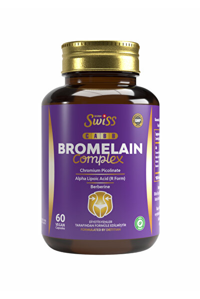 Bork Swiss Natural Berberin, Ala,krom Pikolinat, Bromelain, Bitkisel Direnç D...