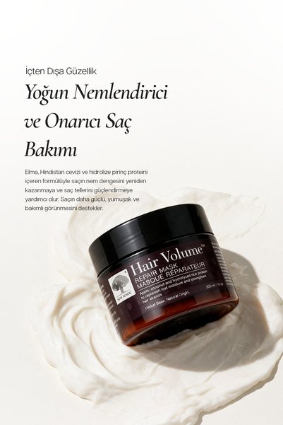 New Nordic Hair Volume Anti-Hair Loss Care Mask with Apple Coconut and Rice Protein 300 ml