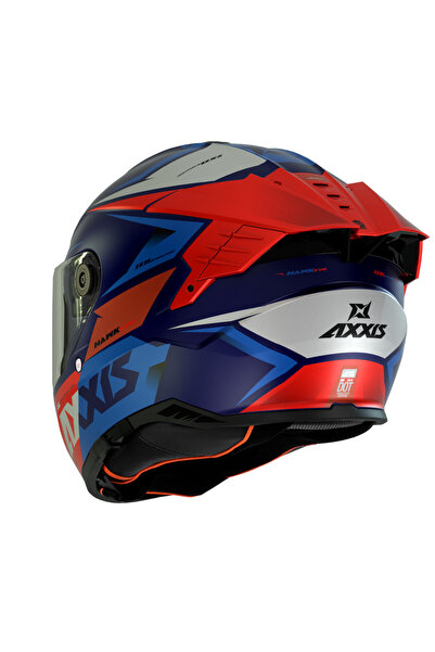 AXXIS HAWK SV EVO IXIL C7 MATT BLUE MOTOSİKLET KASKI ECE 22.06 ve DOT
