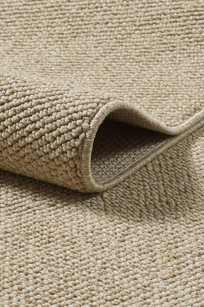 Anaska Home Modern Desenli Sisal Halı Bukleli Halı Bej Halı Düz Renk Halı Sal...