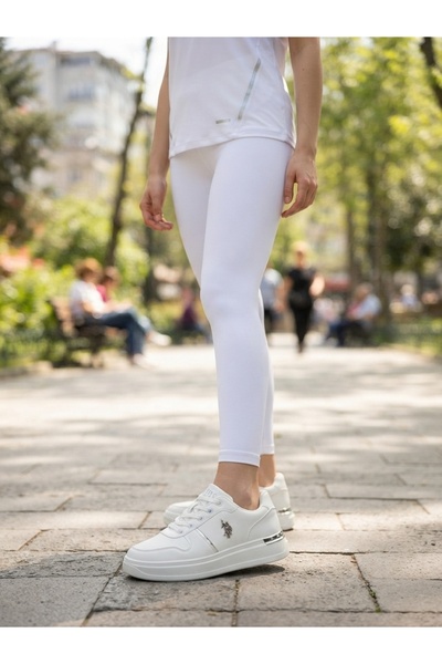 U.S. Polo Assn. Original White Women's Sneaker Sports Shoes