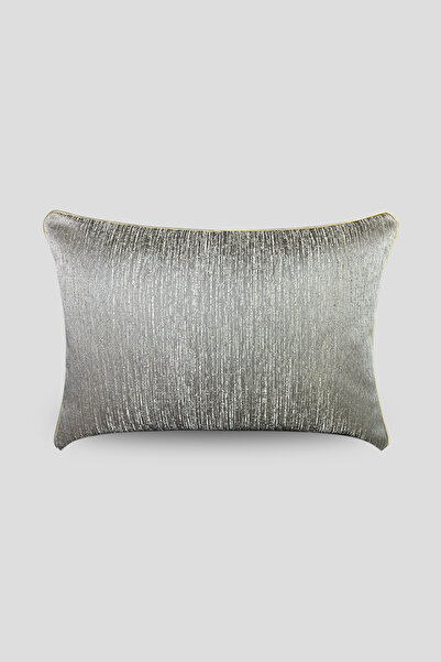 VISIONARIO Throw Pillow Cover Striped Patterned Jacquard Woven Fabric 35X50 D...