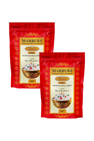 Mahbuba 1121 Premium Basmati Pirinç 2x900gr Glutensiz (PESTİSİT VE AFLATOKSİN...