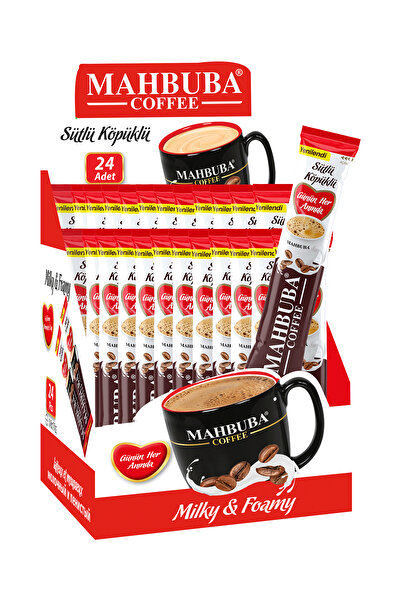 Mahbuba 3ü1 Arada Sütlü Köpüklü Hazır Kahve 24x18gr