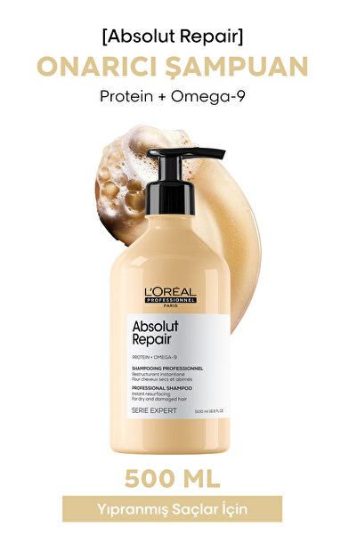 L'oreal Professionnel Serie Expert Absolut Repair Yıpranmış Saçlar Için Onarıcı Şampuan 500ml