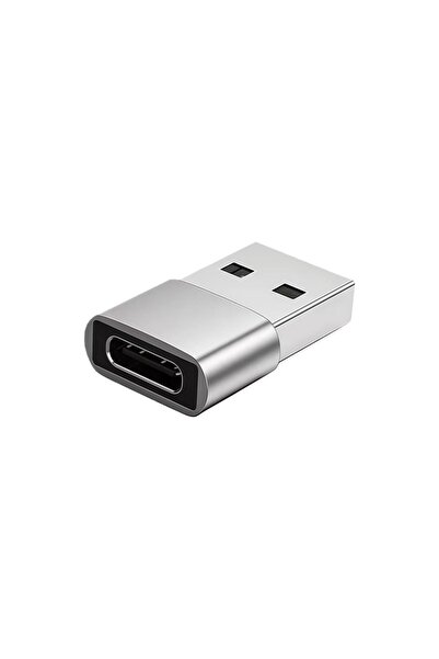 Choice محول USB إلى USB-C فضي اللون، محول USB-C أنثى إلى USB ذكر، محول من الن...