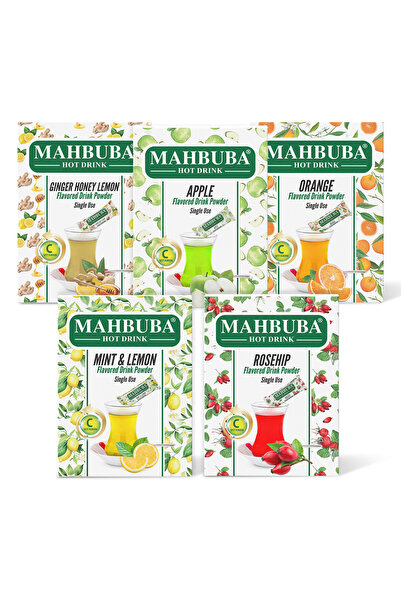 Mahbuba Tek İçimlik Oralet Çayı Tanışma Paketi 5x24x1,5gr Hot Drink Sıcak Tük...