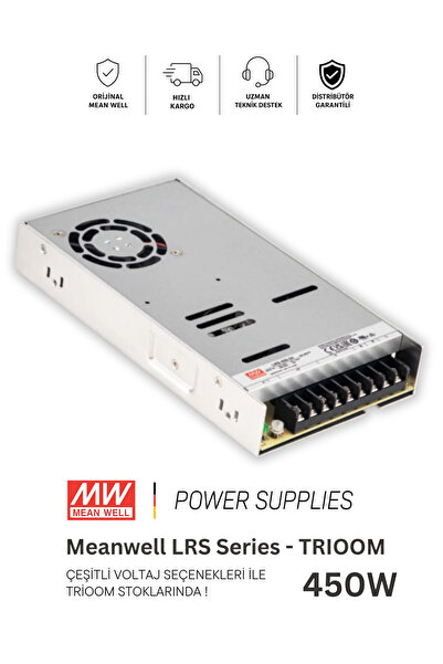 Meanwell LRS-450-24 (450w 18.8 Amper) SMPS Güç Kaynağı