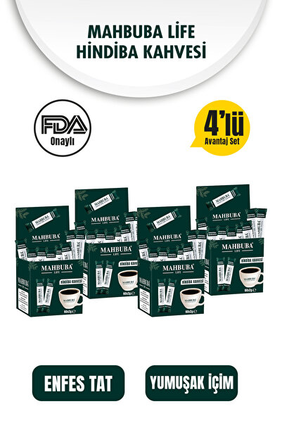 Mahbuba Hindiba Kahvesi 4x 120gr ( 4 Aylık Kullanım )