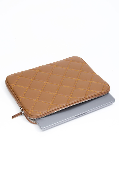 Sevinç Çanta MacBook Air Pro 13 & 14 Inch Laptop Case Tan