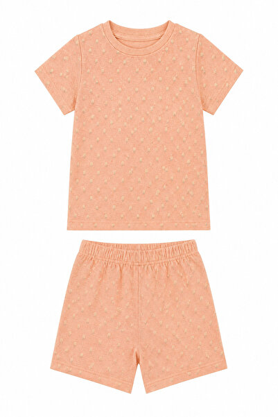 aden kids Girls Multicool Summer Bottom Top Short Sleeve Pajamas Set