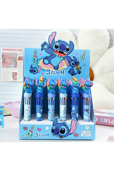 YEŞİL KIRTASİYE Stitch 10 Color Ballpoint Pen 1 Piece