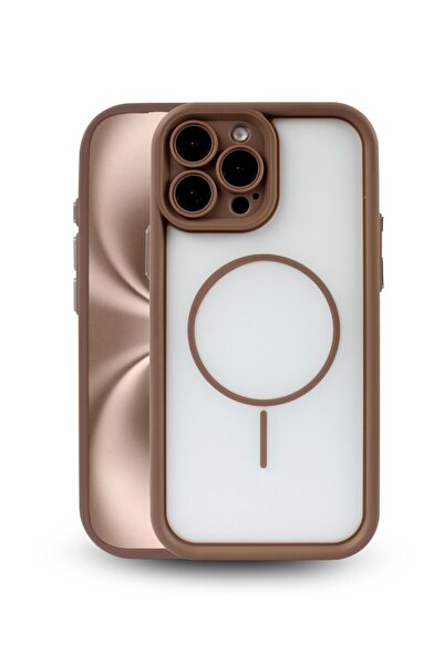 Vissona iPhone 16 Pro Kılıf – Kamera Korumalı – MagSafe Uyumlu – Haki Renk – ...