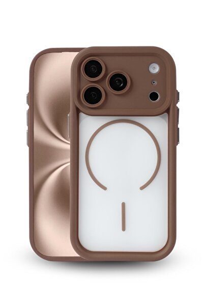 Vissona iPhone 17 Pro Max Kılıf – Kamera Korumalı – MagSafe Uyumlu – Haki Ren...