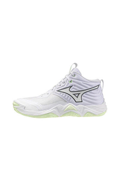 MIZUNO Wave Momentum Elite Mid Women's Volleyball Shoes White