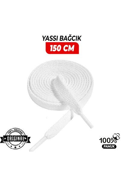 Wonkey Yassı Sneakers Spor Ayakkabı Bağcığı , Düz Bağcık , Yüksek Kaliteli Ba...