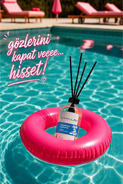 Vivaldi Home Okyanus Esintisi Çubuklu Oda Kokusu 50 ml, Kalıcı Ferah Koku, Ev...
