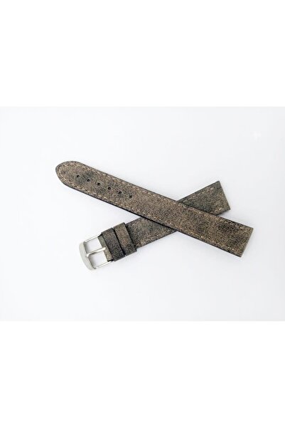 OEM Vintage grey genuine Leather watch Belt 16 mm
