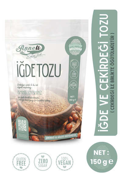 Emine türk anneli 150 gr Iğde Ve Çekirdeği Tozu ( Iğde Unu) % 100 Doğal Günlü...